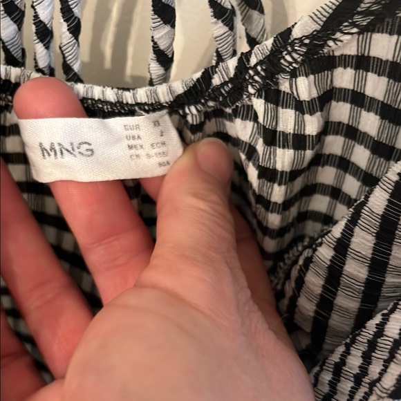 Mango Silver Gray Strapless Slip Dress Casual - Picture 4 of 5